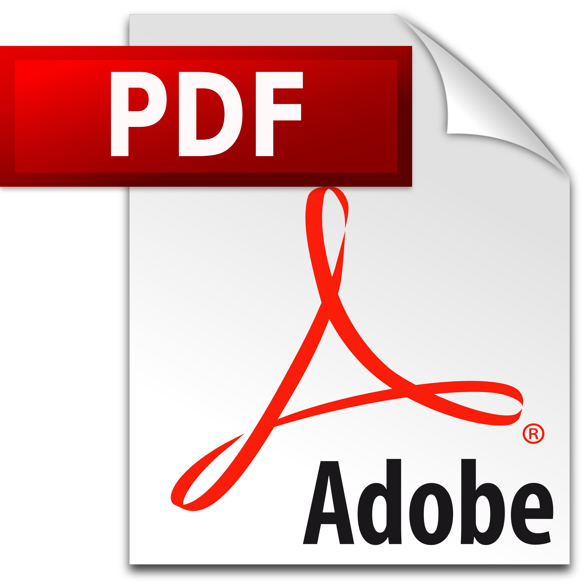 adobe acrobat pdf logo icon