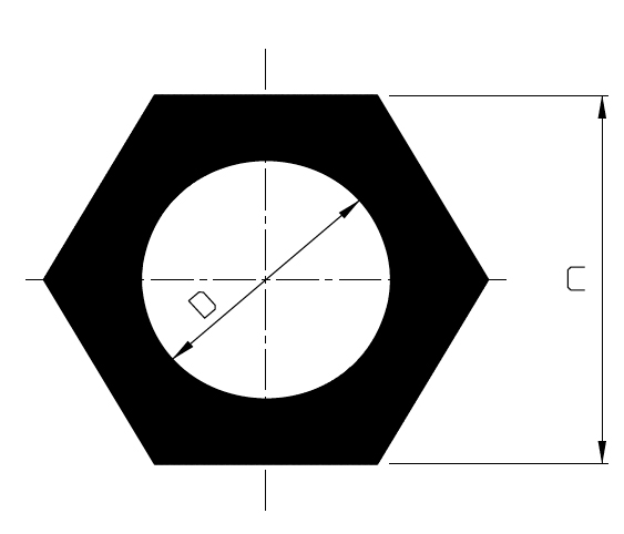 Stainless Hollow Hexagonal Shape Profiles